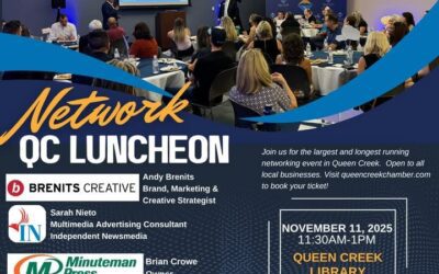 Honored to Speak at the Queen Creek Chamber’s Network QC Luncheon