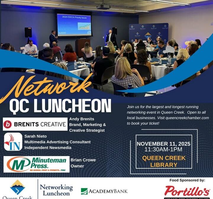 Honored to Speak at the Queen Creek Chamber’s Network QC Luncheon