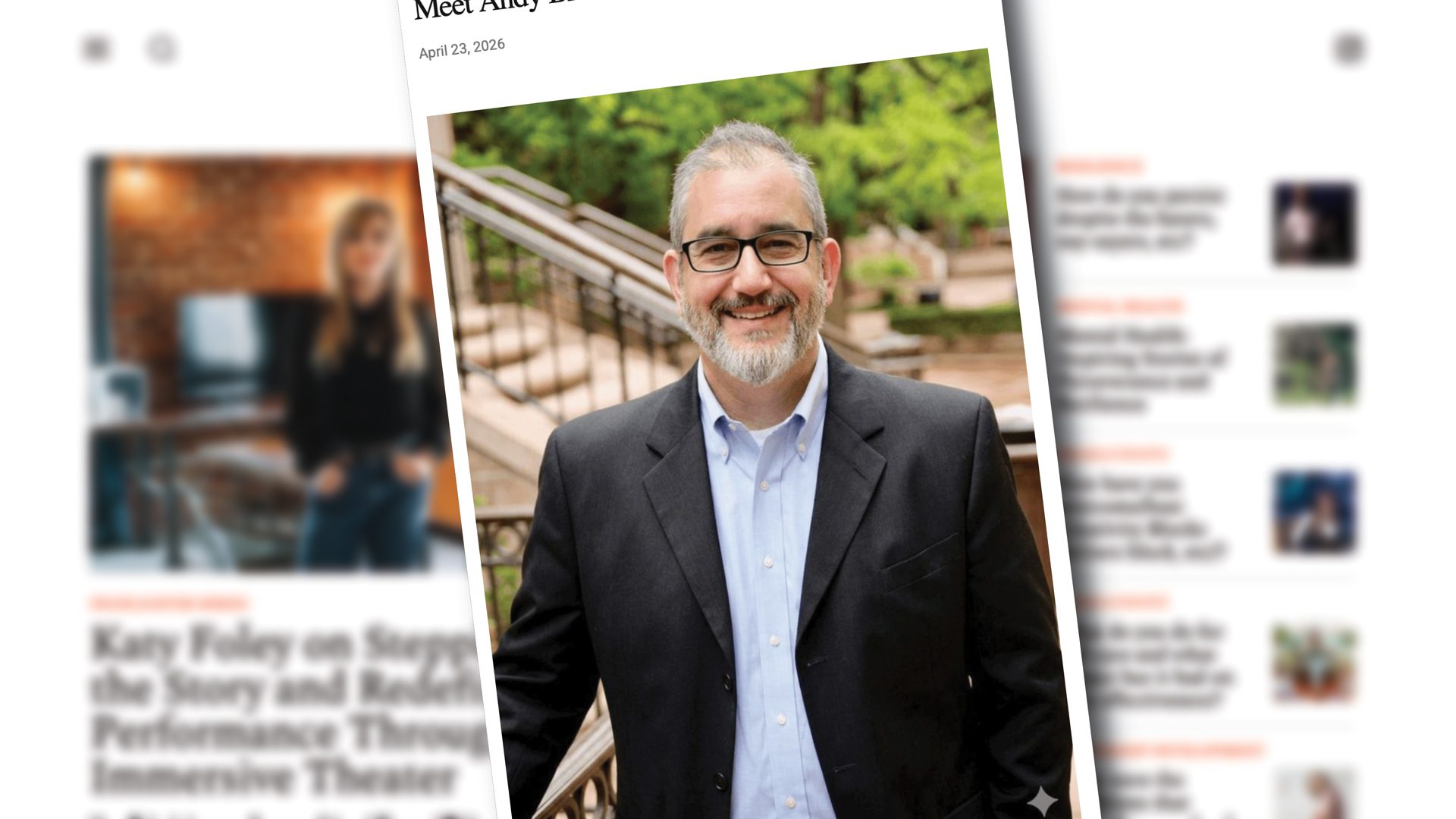 Image of Andy Brenits profile interview in Bold Journey